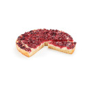 Raspberry-hazelnut sliced in 12 portions cake 4x1,35kg vegan frozen 04002197991891