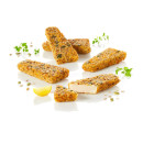 MSC Seed-battered saithe fillet pre-cooked ca113g/5kg frozen 05740301206286