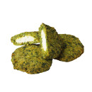 Spinach-vegetable patty with cream cheese filling 80g/5,6kg cooked frozen 06405263040567