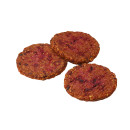 Halloumi-beetroot patty 120g/4,8kg cooked 06405263040871