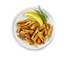 Smoky Rainbow Trout Strips 2x2kg/box cooked frozen 06406600994130