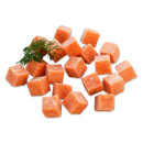 Salmon cubes 20x20x20mm 5kg frozen 08717202067527