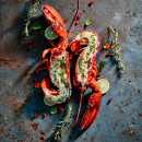 MSC Halved lobster UHP 150-175g/4,536kg raw frozen VAC