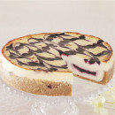 Blueberry-white chocolate cheesecake 14 pieces 2x2,3kg frozen 00749017025605