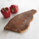 Peppered smoked rainbow trout fillet ~800g ap5kg/dyno