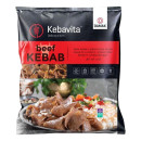 'KEBAVITA' roasted ground beef (88%) kebab slices ~2mm pre-cooked 12x450g IQF PL
