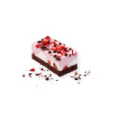 Strawberry-chocolate cake vegan 4x1,55 kg 12 pieces frozen 04004311095232