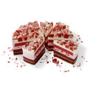 Strawberry cake Crunchy Style 4x1,9kg 12 portions frozen 04004311509043
