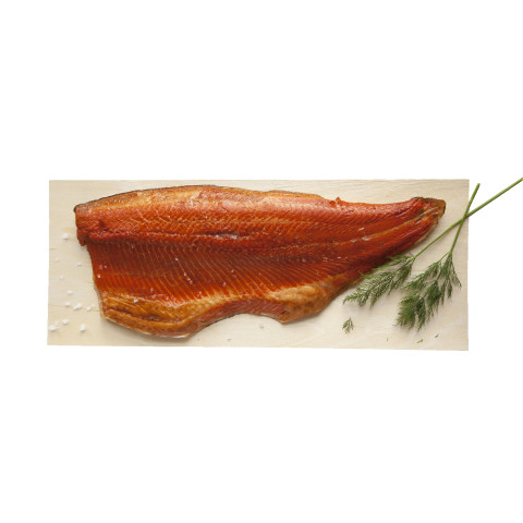 Smoked rainbow trout fillet boneless ap. 750g ap.5kg/dyno 02366380900001