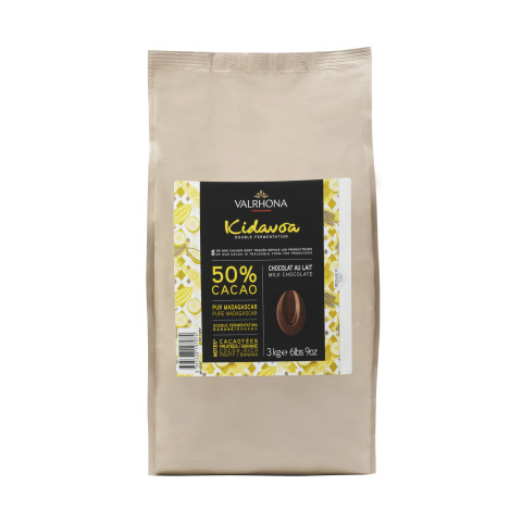 Valrhona Kidavoa 50% milk chocolate 3x3kg FR 03395328197974