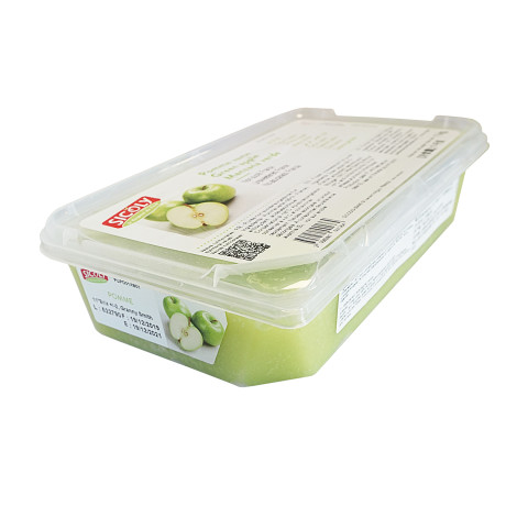 Green apple puree 6x1kg no added sugar frozen 03398280001846