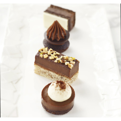 Petit Fours mini cake assortment chocolate 48x n.14g frozen 03700478516450