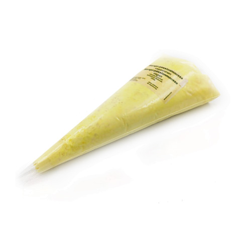 Vegan mango-passionmousse 2x1kg in a pastry bag frozen 05411580509268