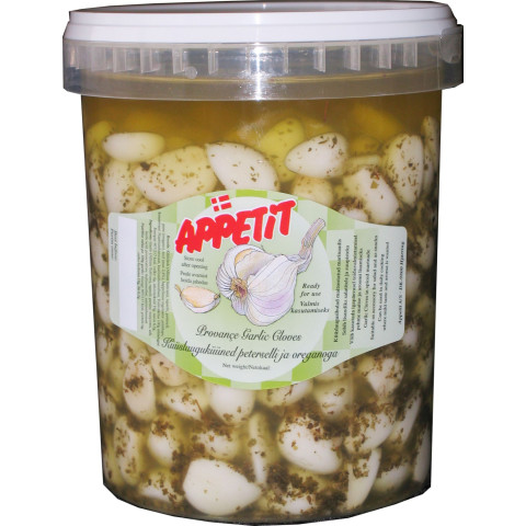 Garlic cloves in Provence herb marinade 3x1,5kg 05701887155962