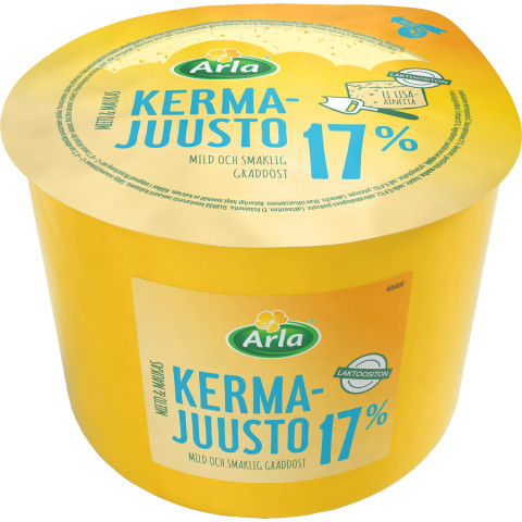 Natura Cream cheese 17%, 12x1kg 05760466908016