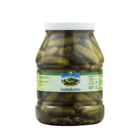 Cocktail pickled cucumber 2,2/1,25kg 06410840055780
