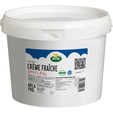 Creme fraiche 28% lactose-free 1,8kg 06413300002331
