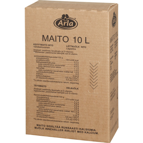 Whole milk novobox 10l 06413300010701