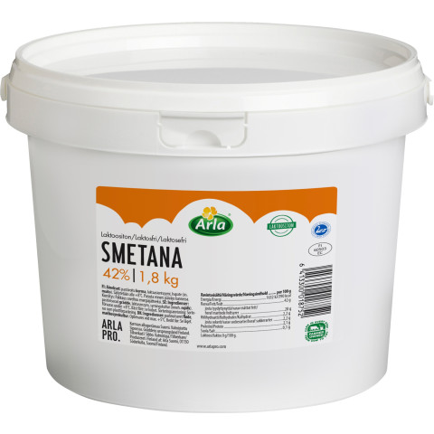 Sour Cream Smetana 42% lactose-free 1,8kg 06413300018752