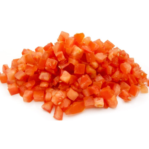 Tomato cubes 10x10mm Intense 1kg 06416124789082