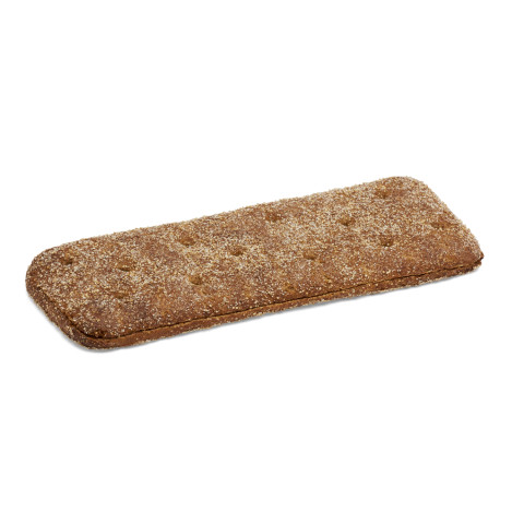 Long Rye portion bread 35x110g baked frozen 06416577013918