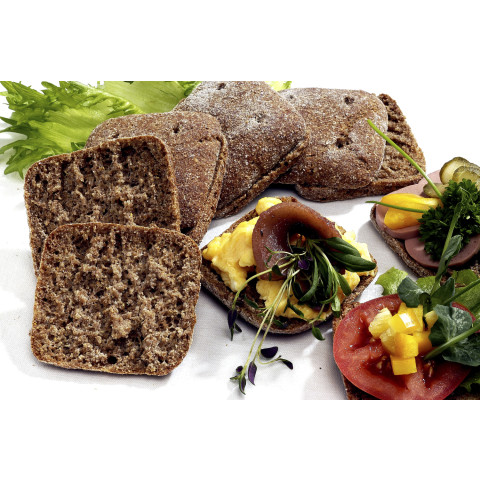 Ecological rye bread 54 x app. 46 g precut frozen 06416661041650