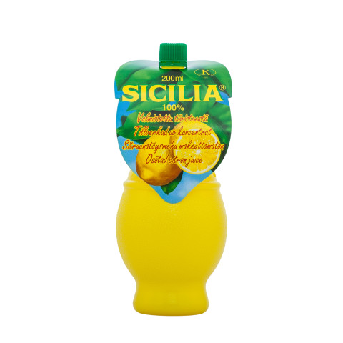 Lemon juice unsweetened 12x200ml 07610600000657