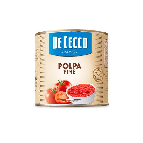 Polpa Fine crushed tomatoes 2,5kg/15kg 08001250017079
