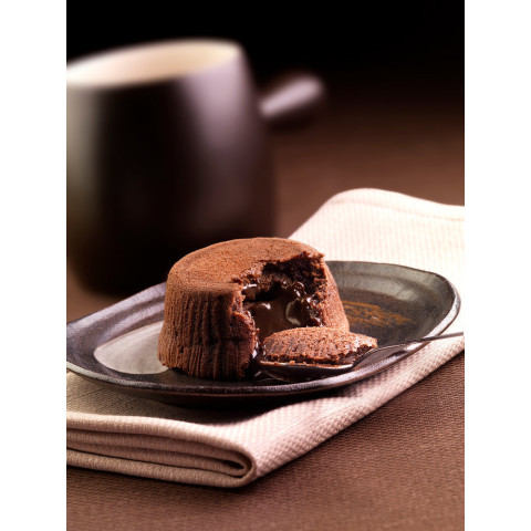 Chocolate souffle single serving 12x100g frozen 08007574114678