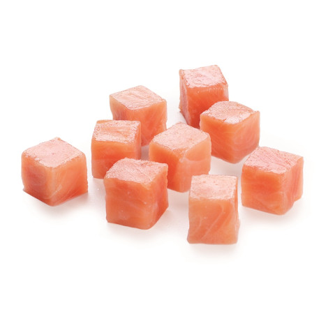 Norwegian salmon cube ap12g/4,5kg frozen 05701267410391