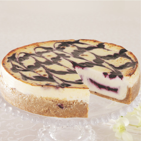 Blueberry-white chocolate cheesecake 14 pieces 2x2,3kg frozen 00749017025605