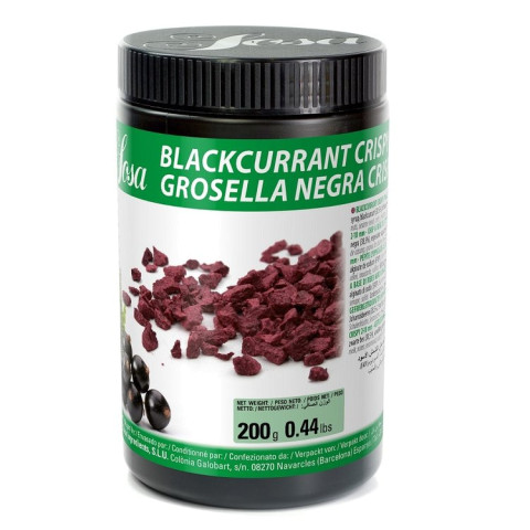 Blackcurrant crispy 6x200g freeze dried 08414933009436