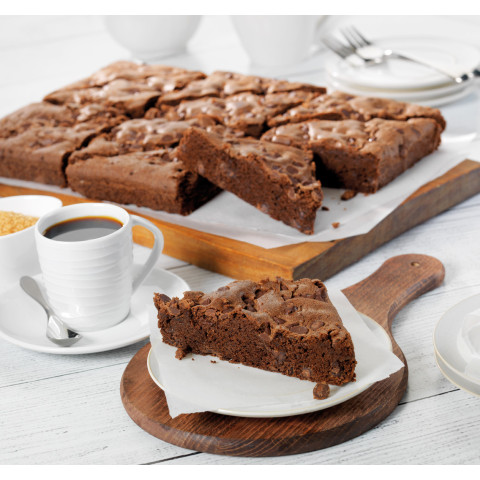 Gluten-free chocolate brownie 12 pieces/1kg frozen 05015091531451
