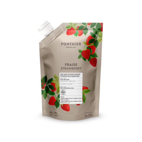 Strawberry puree 6x1kg chilled 03228170819407