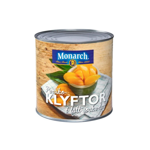 Peach blocks in sugar brine 2,6/1,5kg 07350014090133