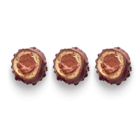 Chocolate-hazelnut profiteroles ~68pc 1,22kg 05411823000002