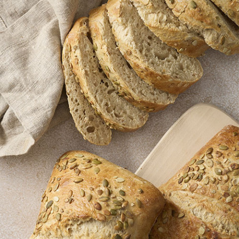 Sourdough bread pumpkin & spelt 500g 6kg/box frozen 17310960029462