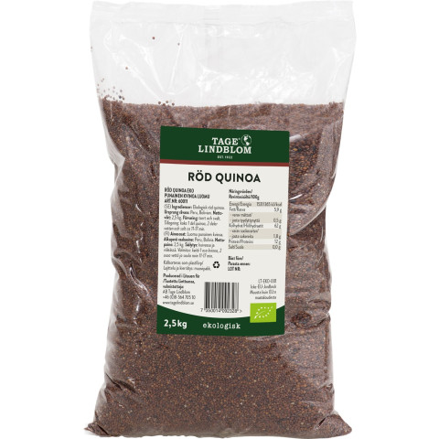 Red quinoa 2,5kg organic 07350014092328