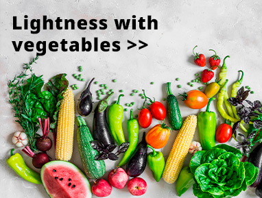 Lightness with vegetables