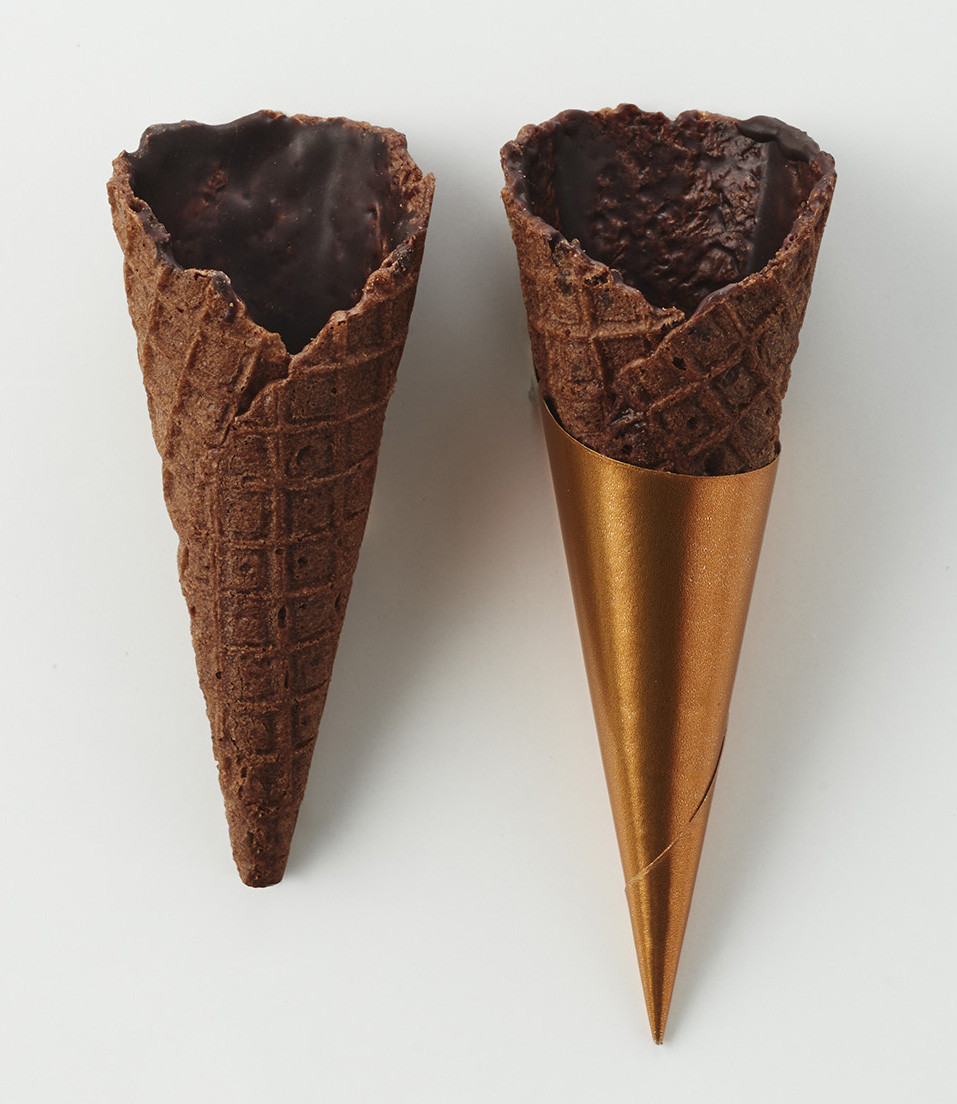 Mini cocktail cone cocoa 140x3g frozen