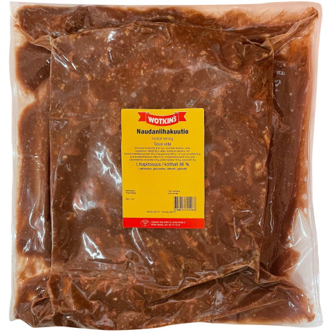 Naudanlihakuutio sous vide n. 2kg 02388013700000