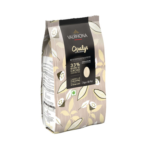 Opalys 33% valkosuklaanappi 3x3kg 03395321081188