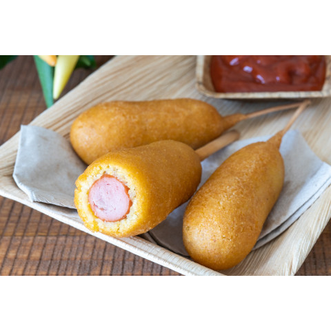 Corn dog maissikuorrutettu nakki 2,5kg, pakaste 04011554895055