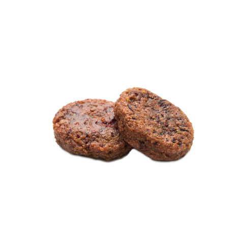 Herne-punajuuripihvi 60g/5,4kg vegaaninen gluteeniton kypsä pakaste 06405263040635