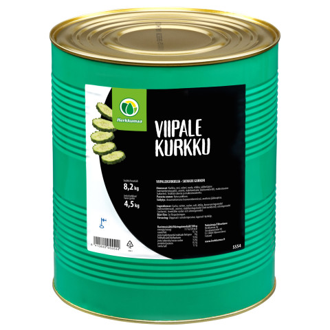 Viipalekurkku 8,2/4,5kg 06410840055544