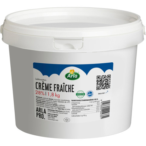 Creme fraiche 28 % laktoositon 1,8 kg 06413300002331