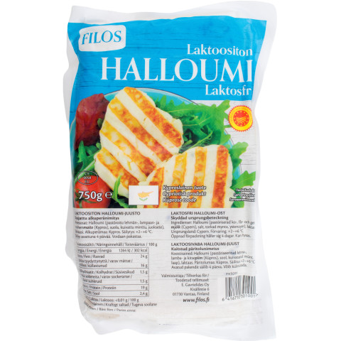 Halloumi kokonainen laktoositon 6x750g 06416710301001