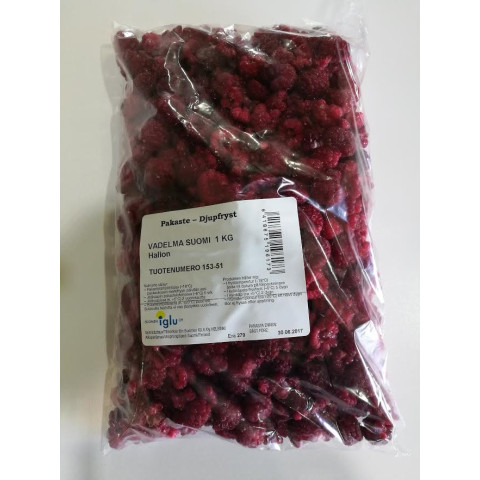 Vadelma kotimainen 5x1kg pakaste 06418675196166