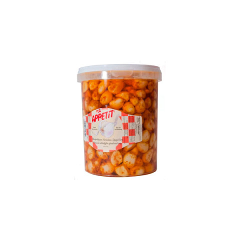 Valkosipulinkynnet currymarinadissa 3x1,5kg 05701887300591