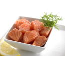 Regnbågslax i tärningar ca. 2,5kg färsk 02366108300007